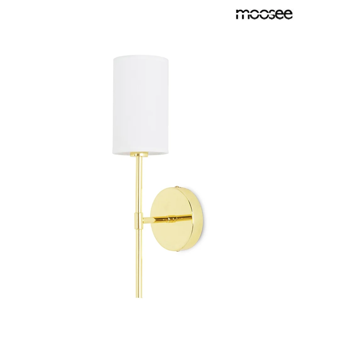 Moosee lampa ścienna Imperio złota