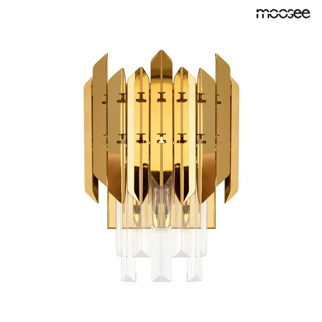 Moosee lampa ścienna Majestic złota