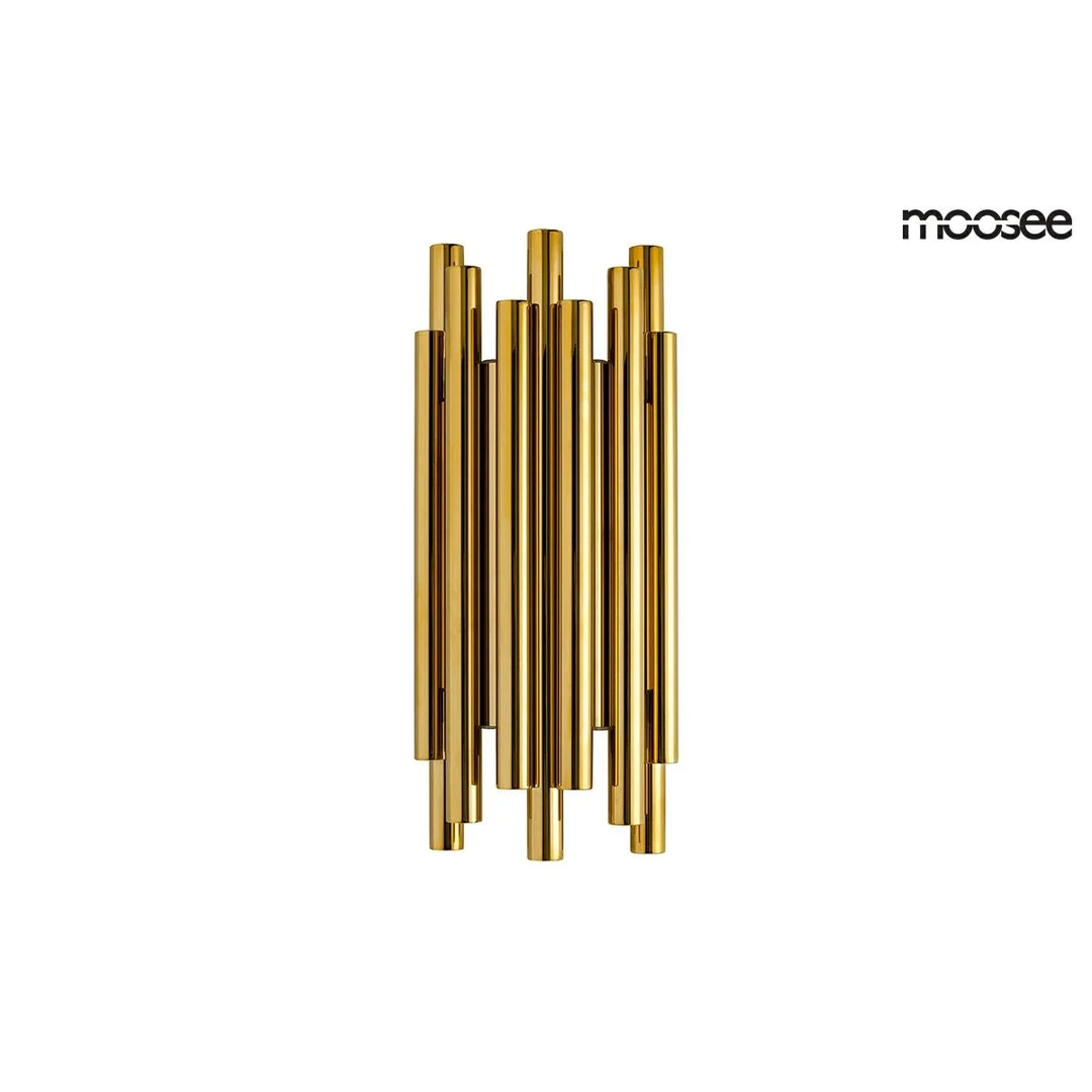 Moosee lampa ścienna Organo złota