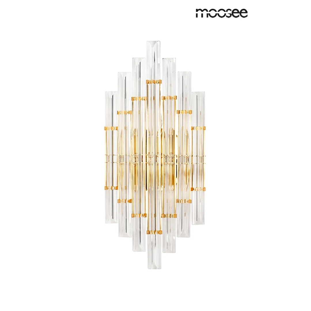 Moosee lampa ścienna Palazzo złota