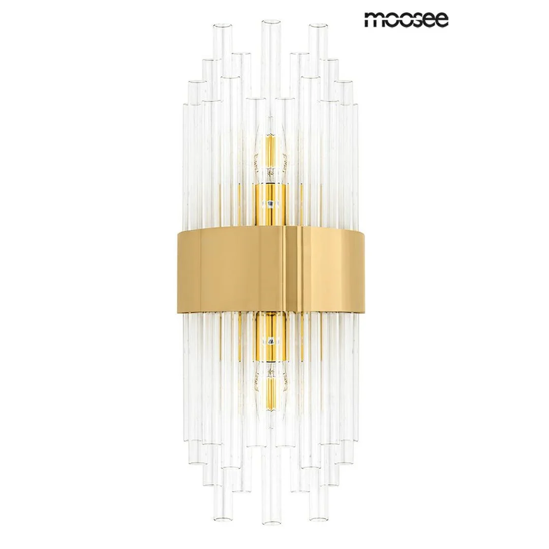 Moosee lampa ścienna Portofino złota
