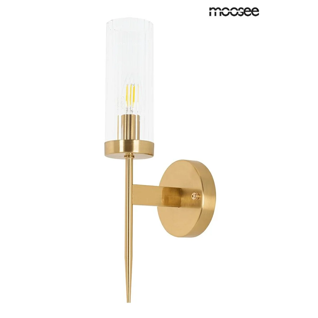 MOOSEE lampa ścienna TORCH złota