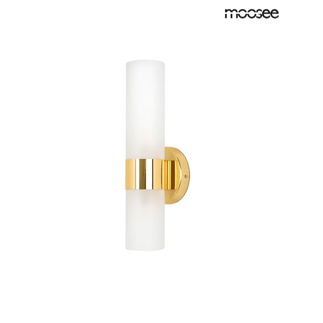 Moosee lampa ścienna Tubs złota