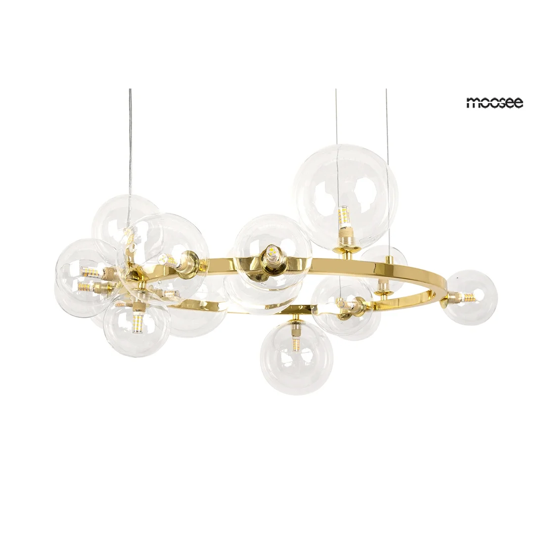 Moosee lampa wisząca Alure 85 złota