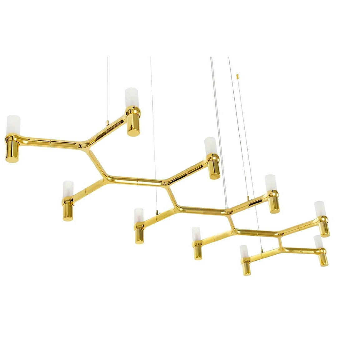 Moosee lampa wisząca Atomic Long złota
