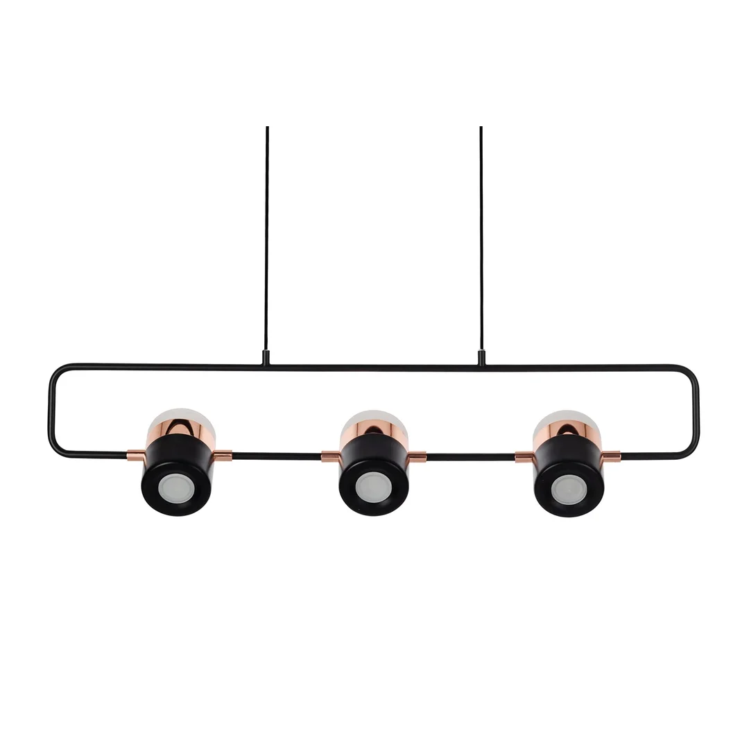 Moosee lampa wisząca Blink 3 czarna