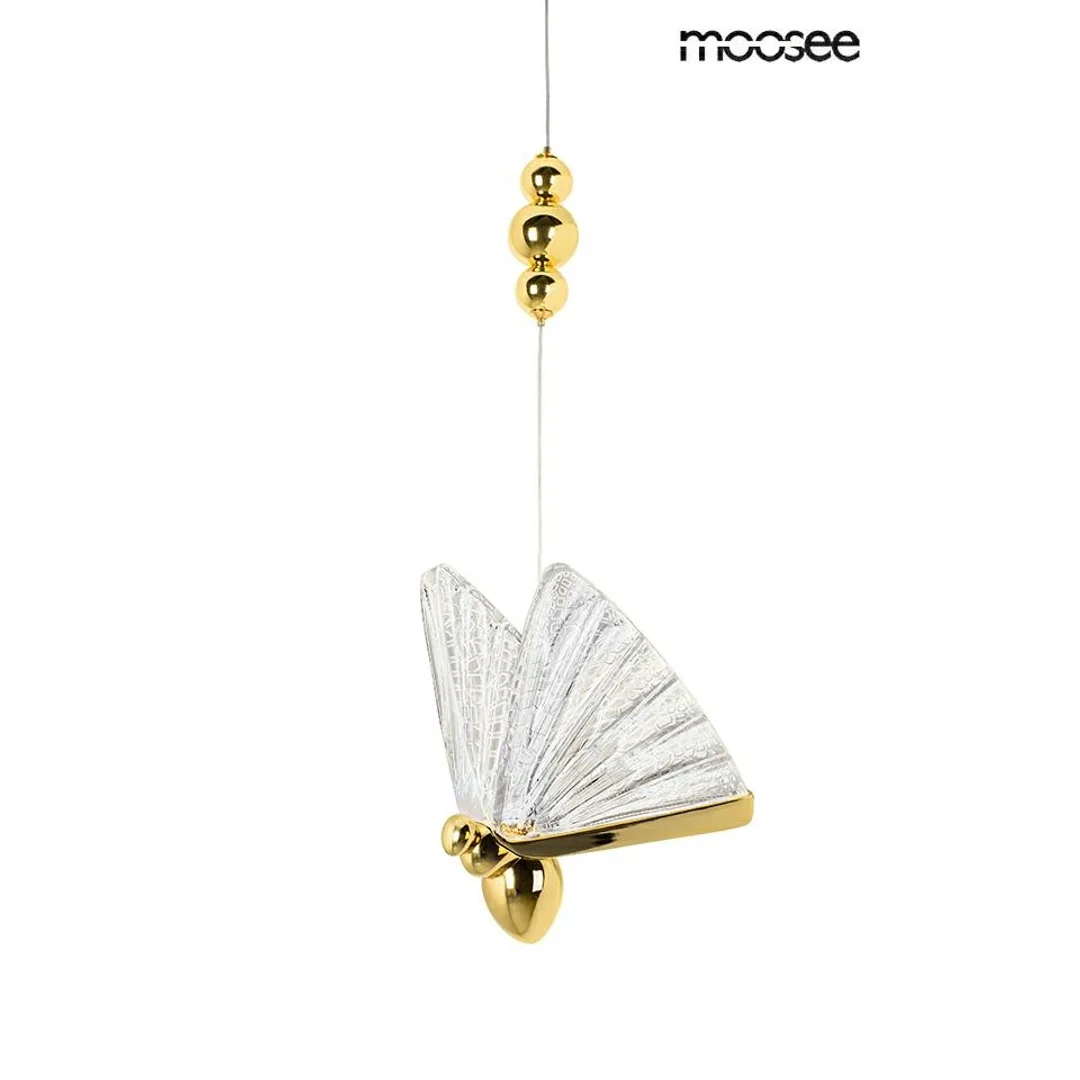 Moosee lampa wisząca Butterfly M złota