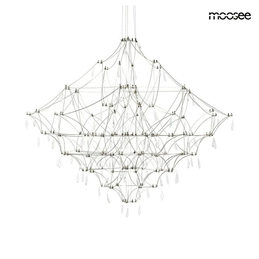 MOOSEE lampa wisząca CONSTELATION 100 - LED, stal szczotkowana