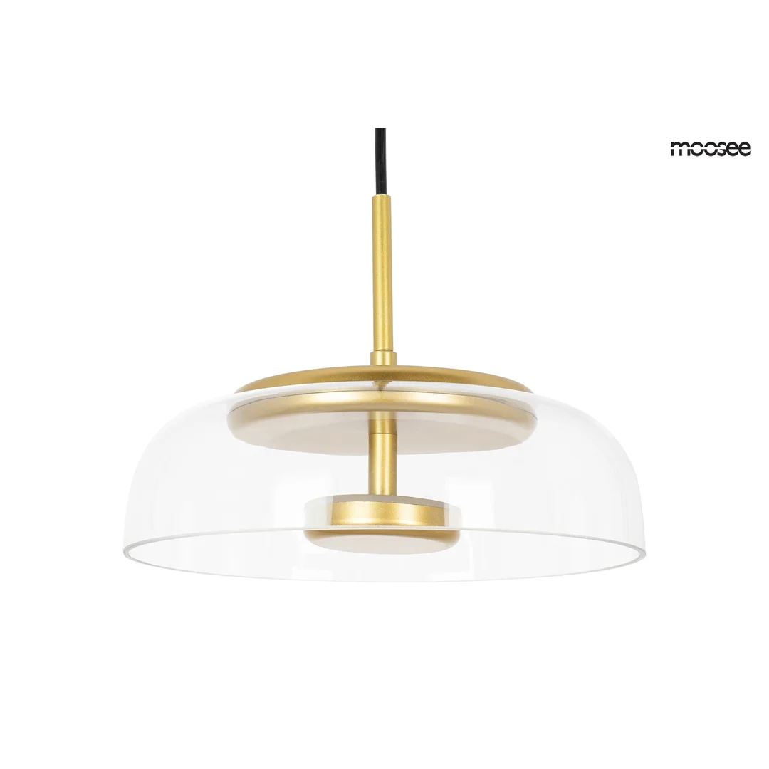 Moosee lampa wisząca Eden złota
