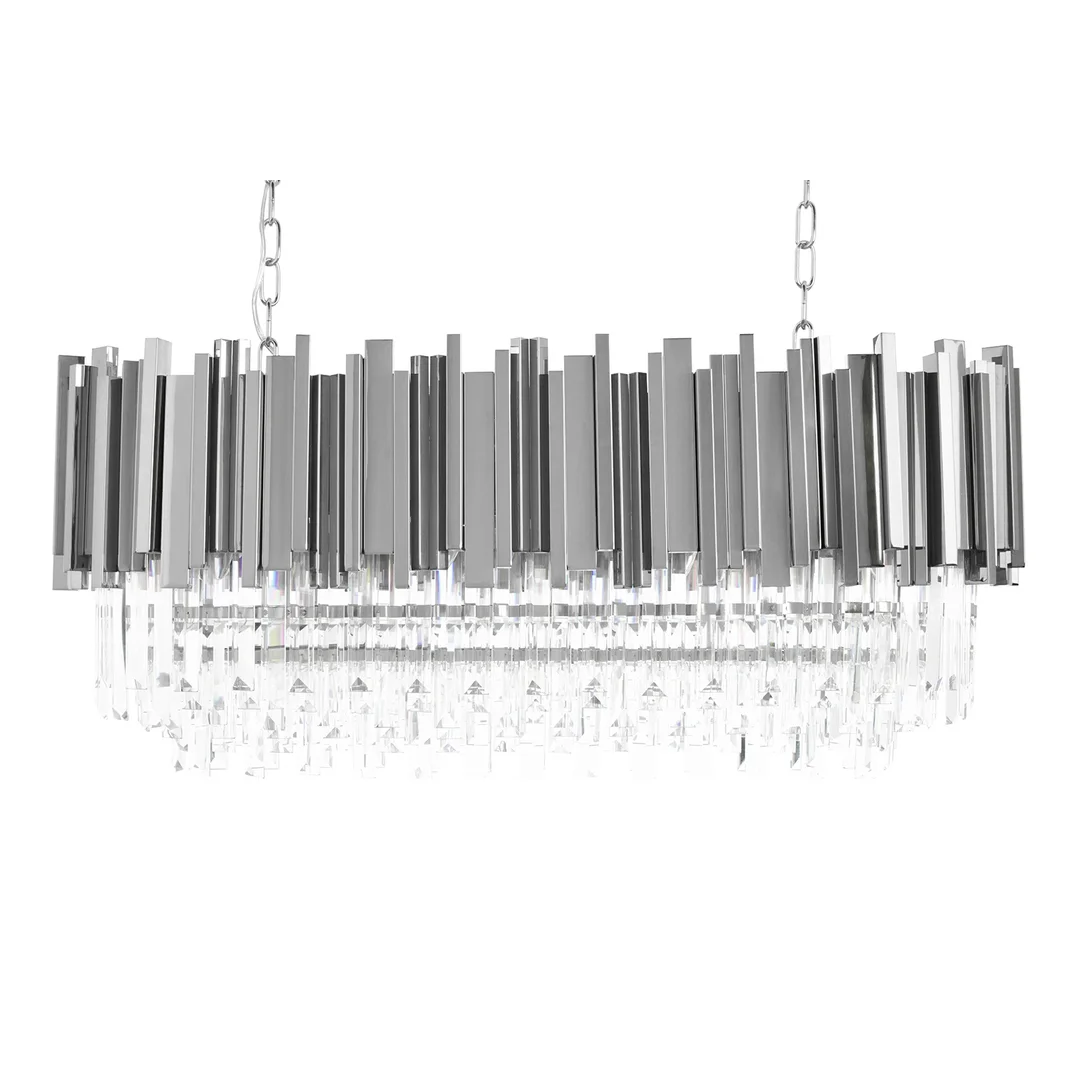 Moosee lampa wisząca Imperial Long Silver 90