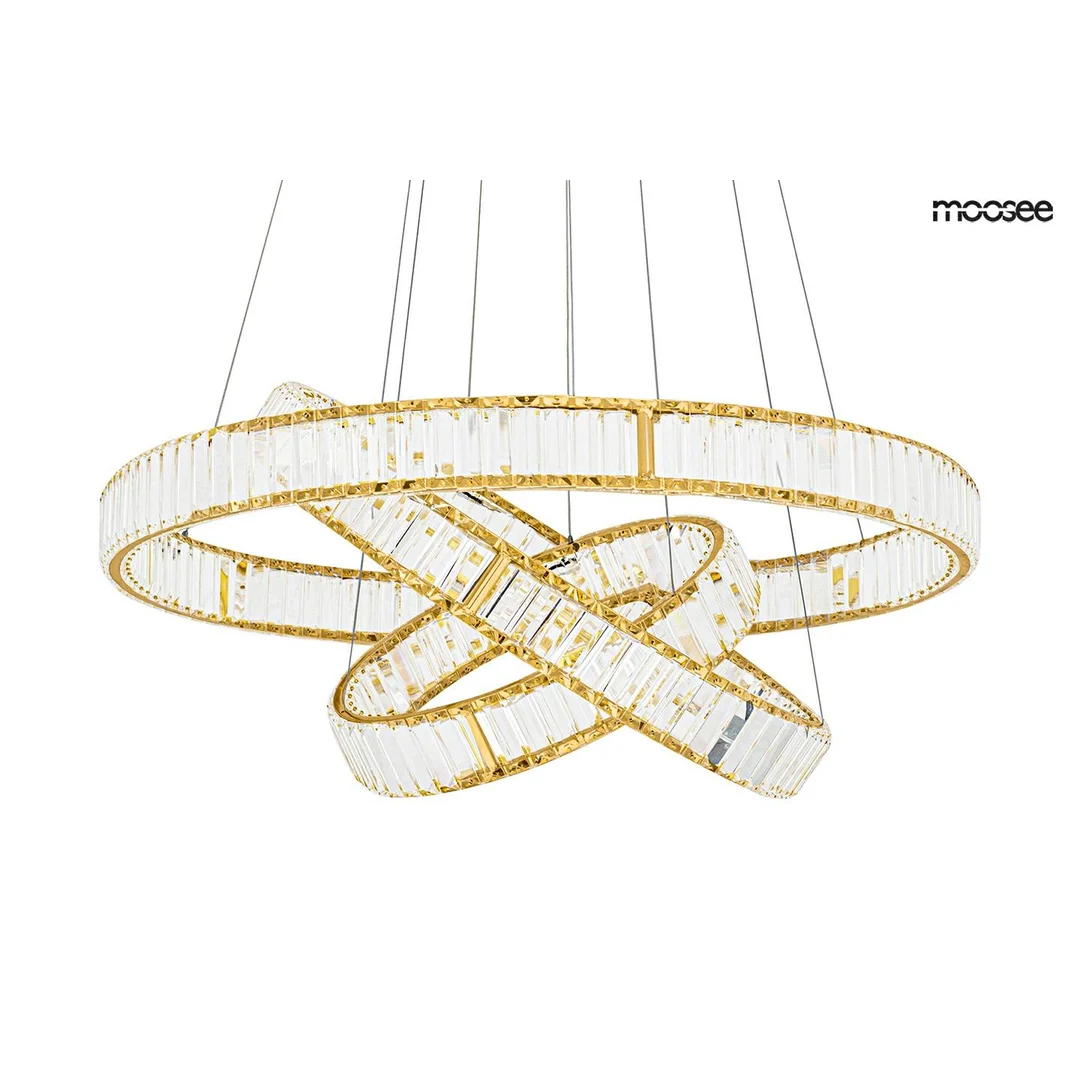 Moosee lampa wisząca Liberty Triples złota