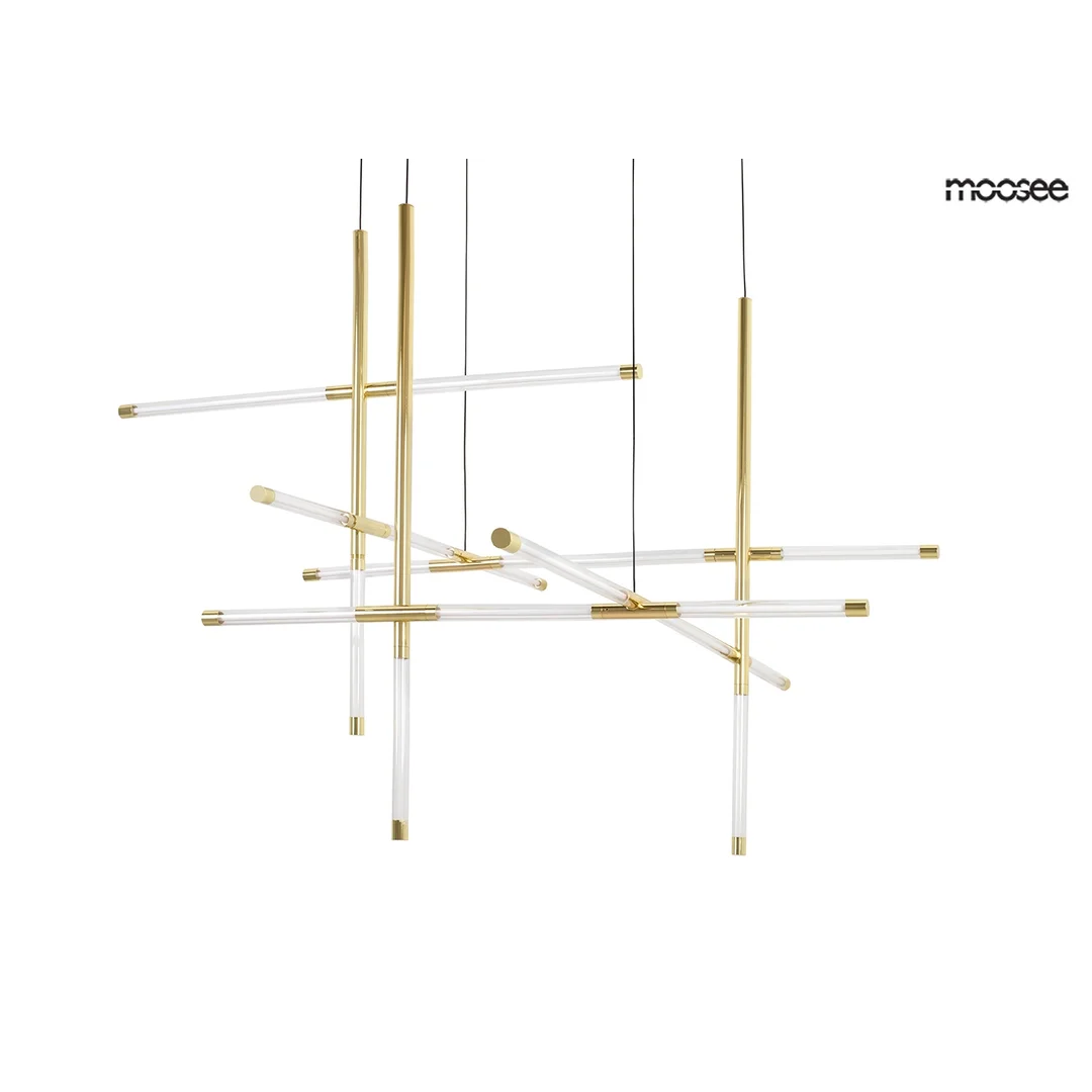 Moosee lampa wisząca Mikado M złota