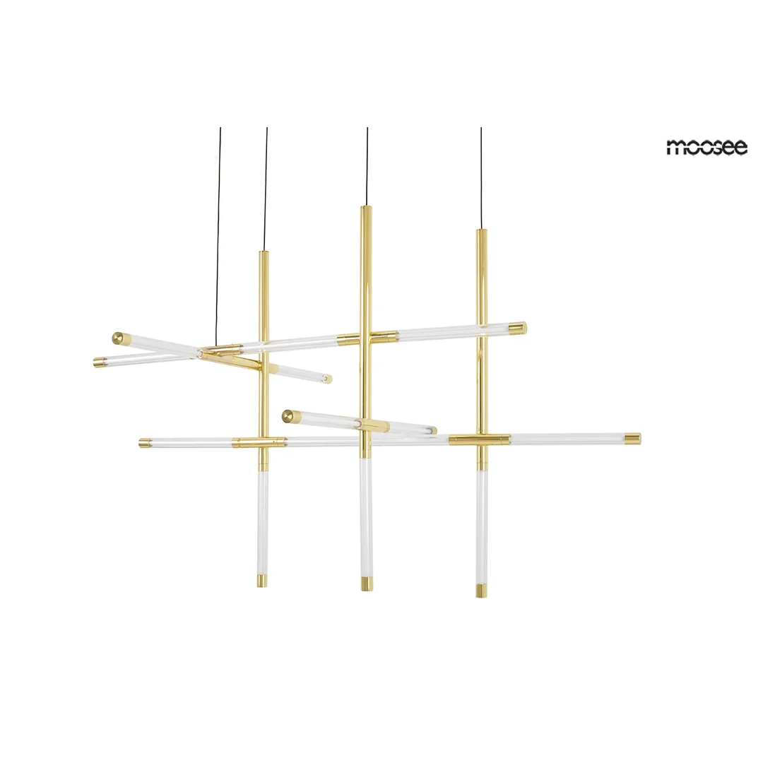 Moosee lampa wisząca Mikado S złota