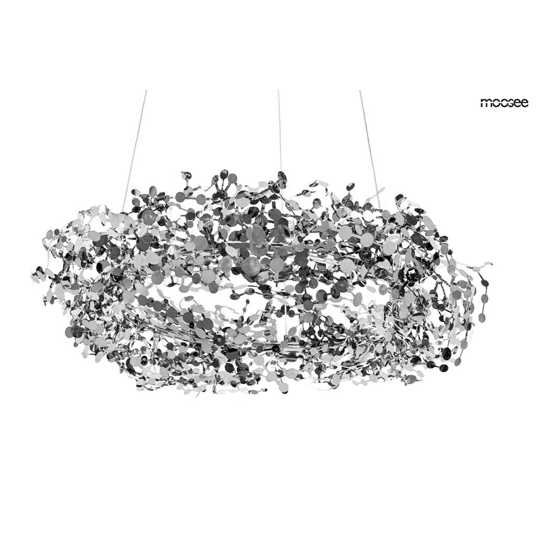 Moosee lampa wisząca Monete 60 chrom