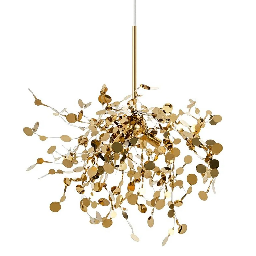 MOOSEE lampa wisząca MONETE SINGLE złota