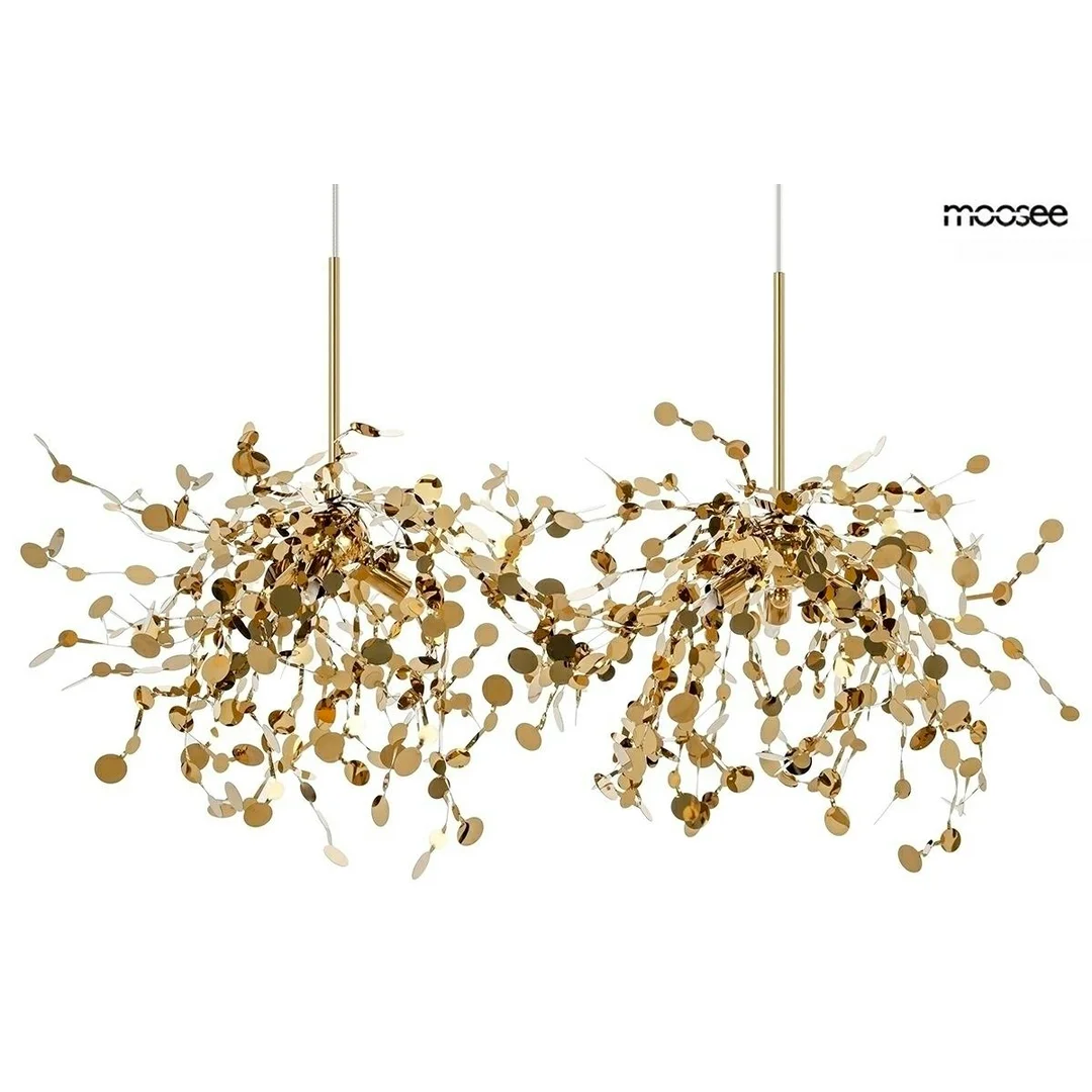 MOOSEE Lampa wisząca MONETE złota