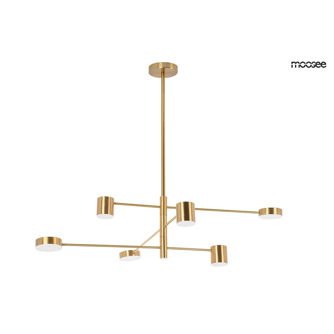 MOOSEE lampa wisząca PIAZETTA złota