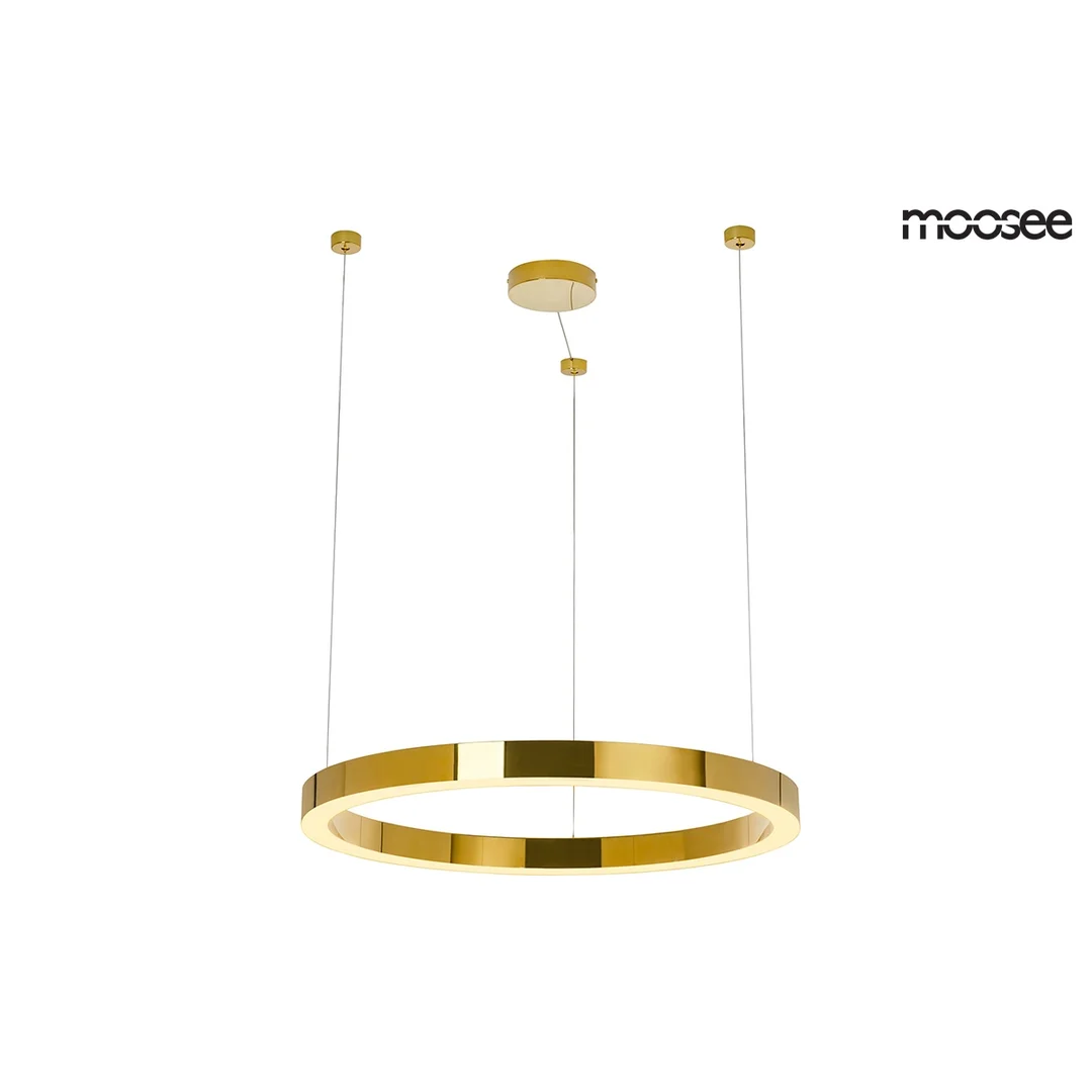 Moosee lampa wisząca Ring Luxury 70 złota