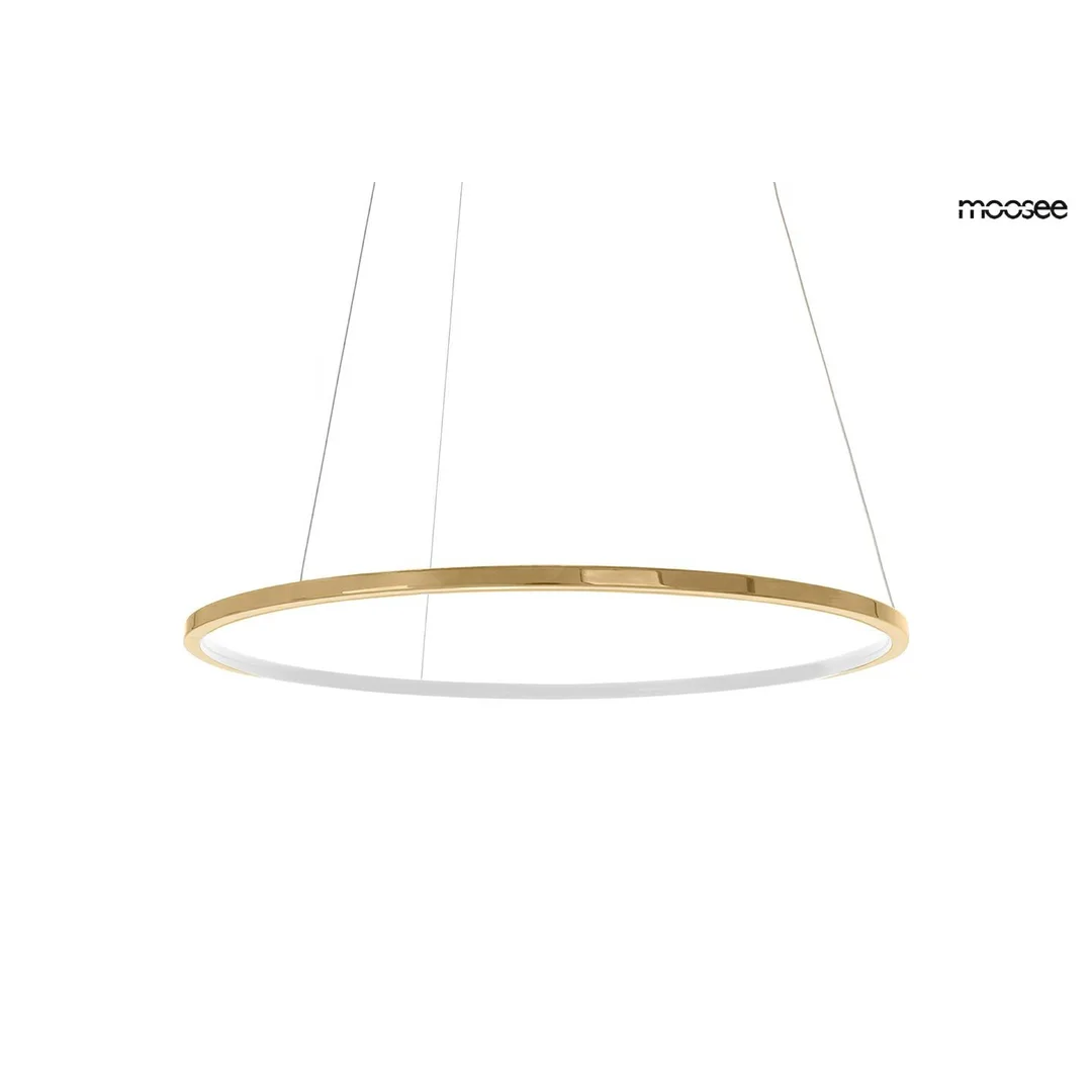 Moosee lampa wisząca Ring Slim 60 złota