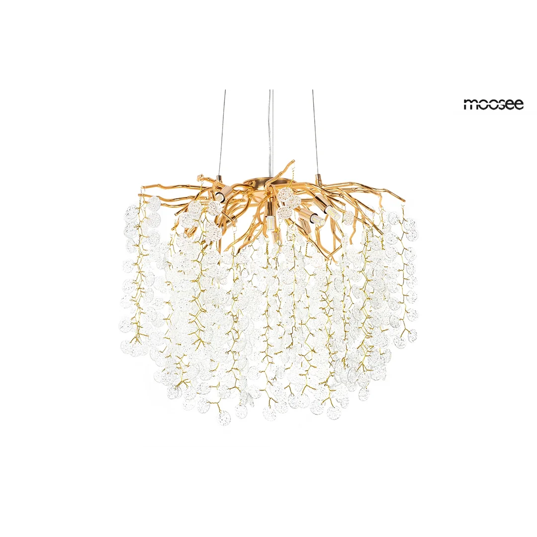 Moosee lampa wisząca Riviera 60 złota / clear