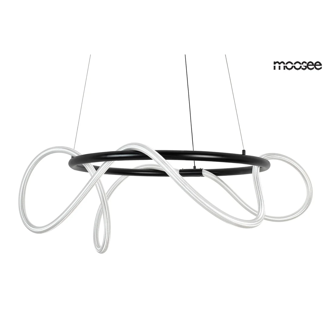 MOOSEE lampa wisząca SERPIENTE 60 czarna