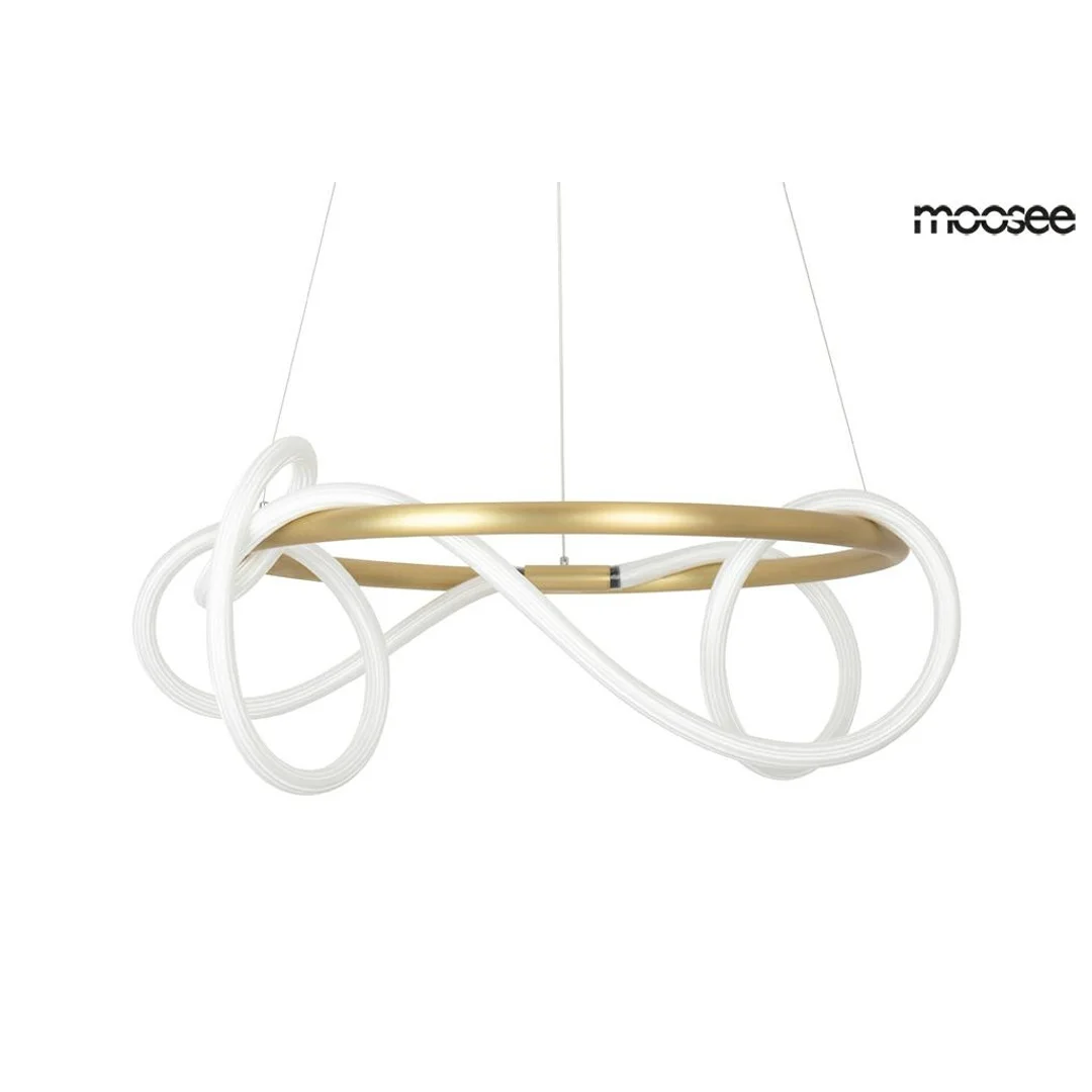 Moosee lampa wisząca Serpiente 60 złota