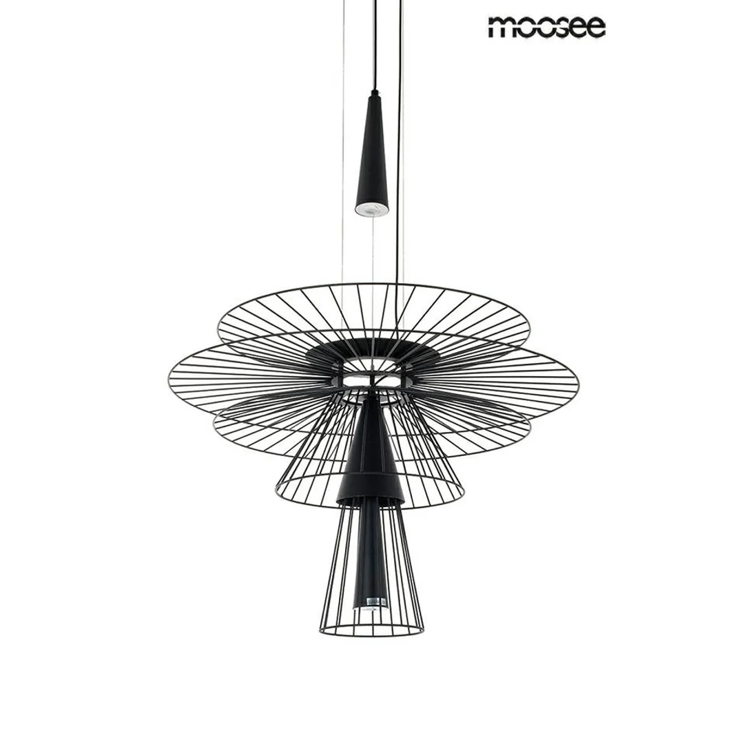 Moosee lampa wisząca Sesto czarna