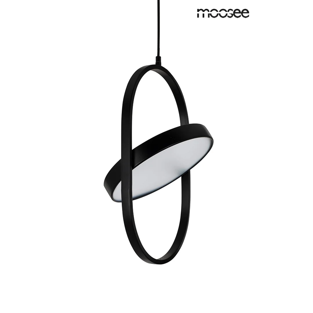 MOOSEE lampa wisząca SPINNER 26 czarna