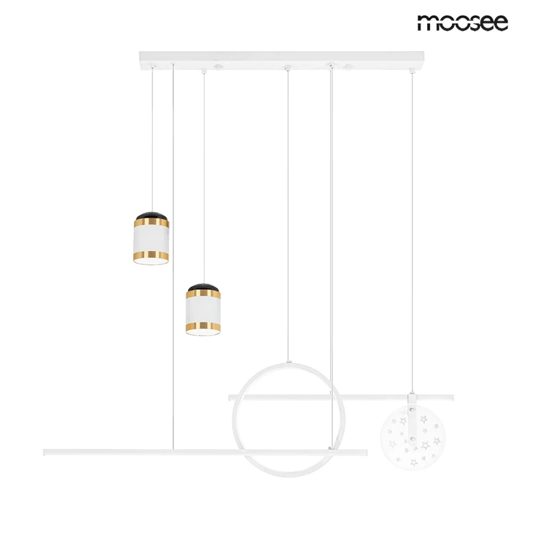 MOOSEE lampa wisząca STARS biała