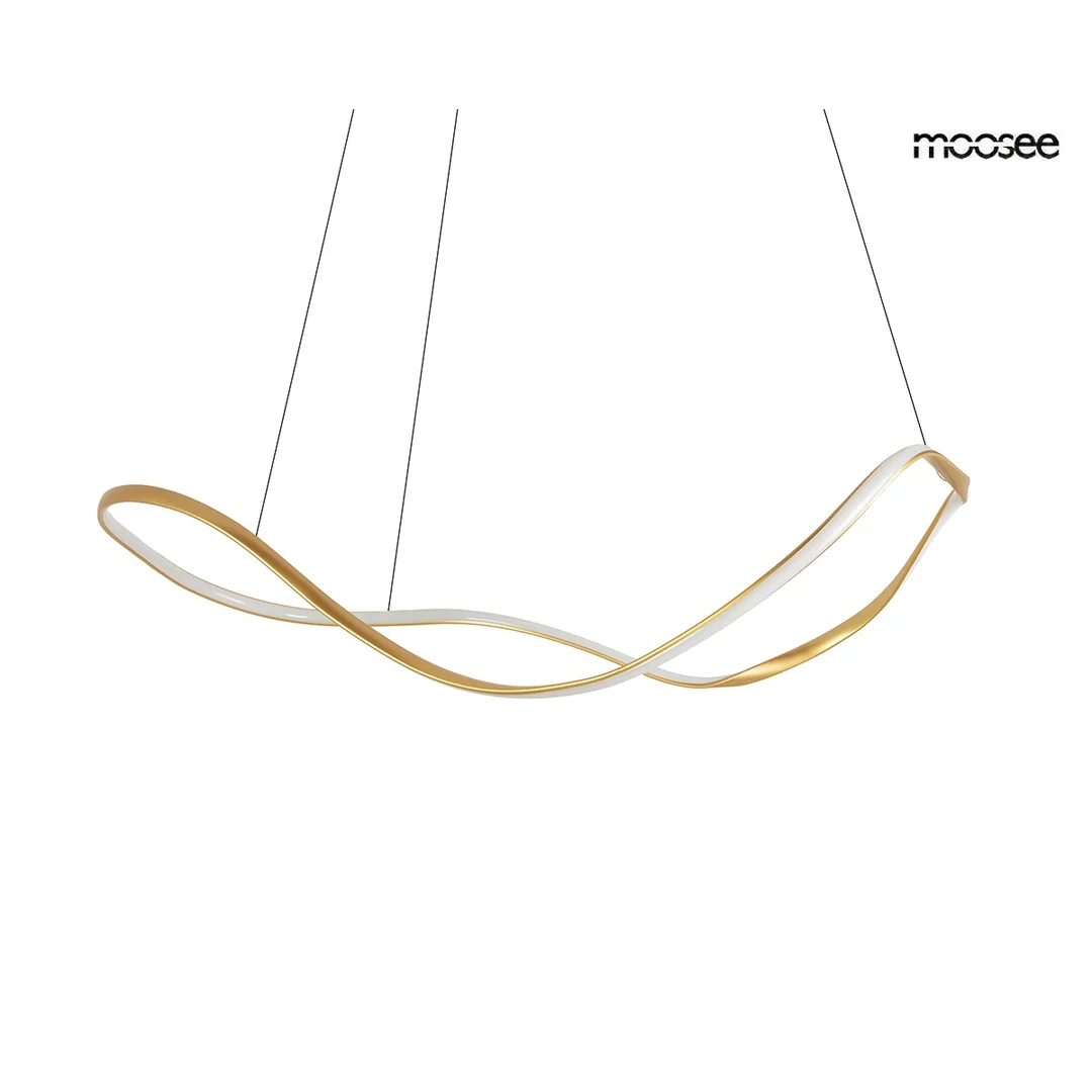 MOOSEE lampa wisząca WAVES 80 złota