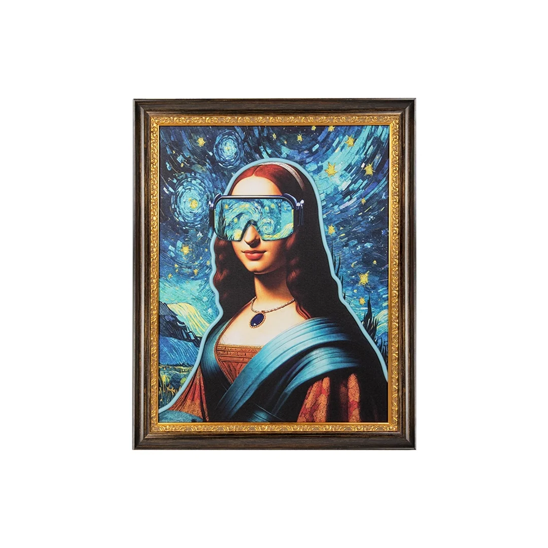 Obraz Neon Lisa 80x100 cm