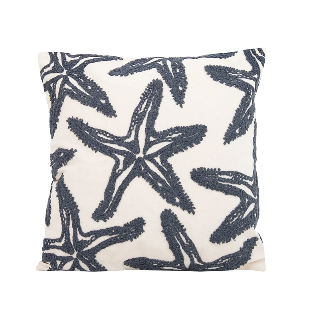 Poduszka dekoracyjna SHP Starfish 45x45 beżowa / szara