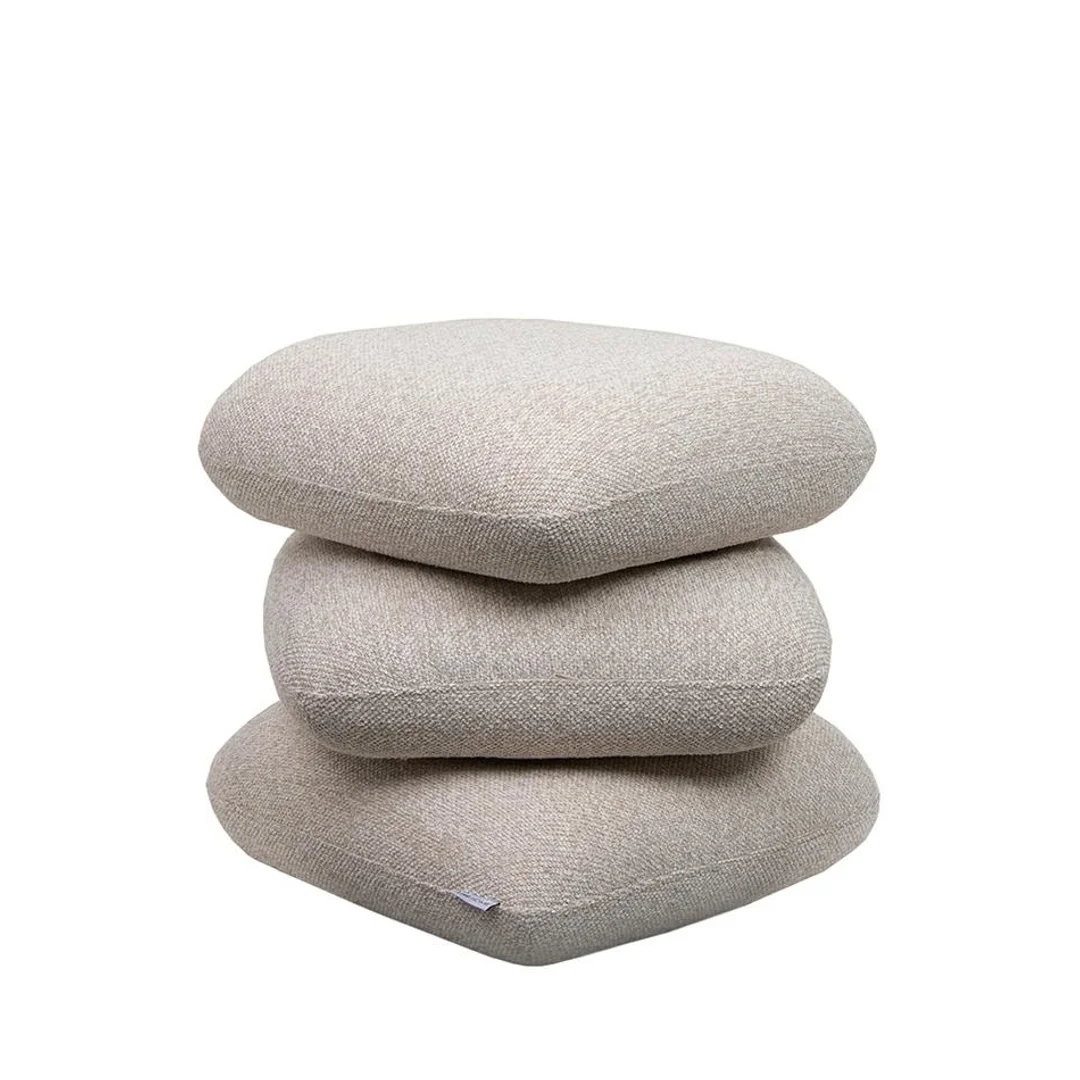 Pufa STONES beżowa