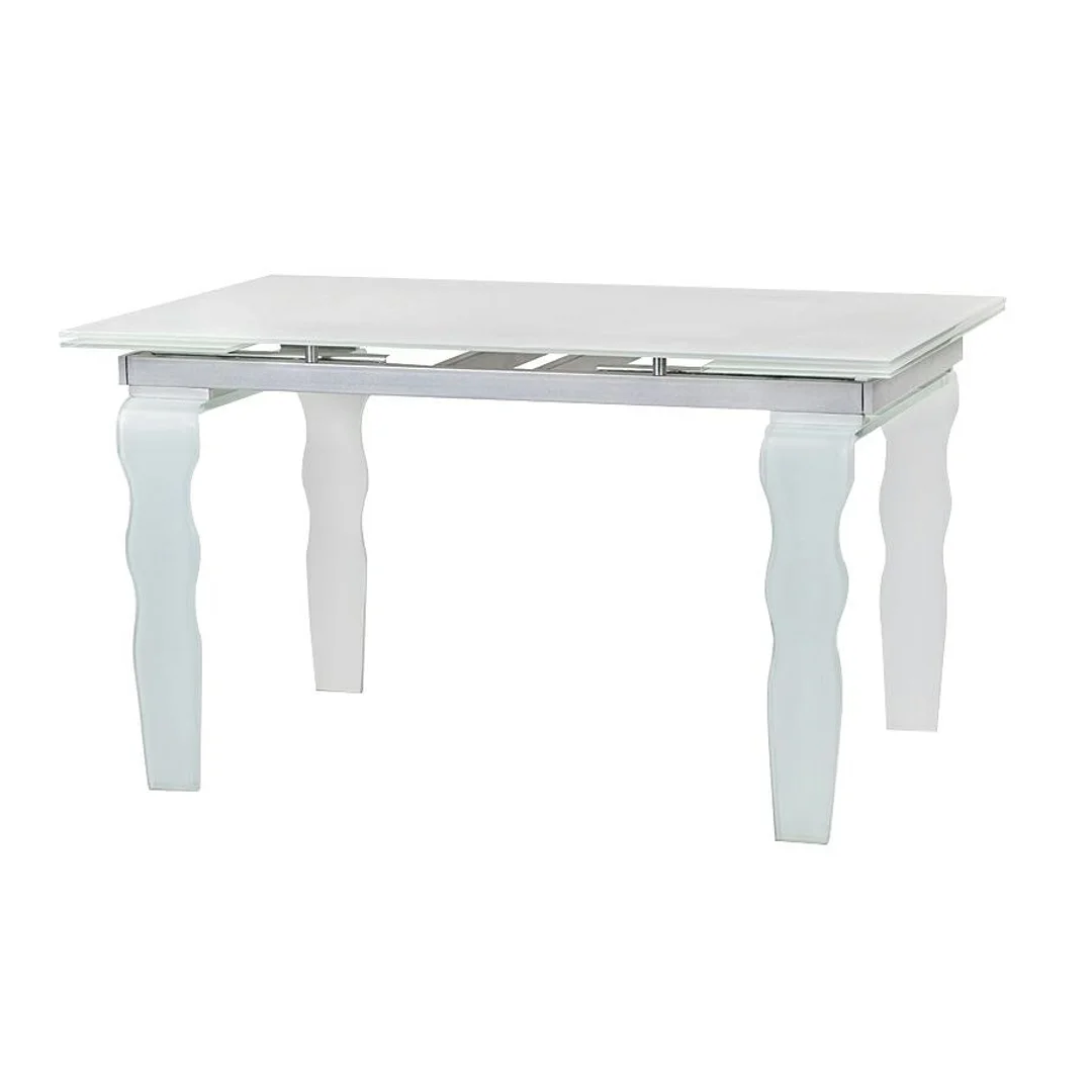 Stół szklany VENDOME OPTI WHITE 200-300 biały / rozkładany