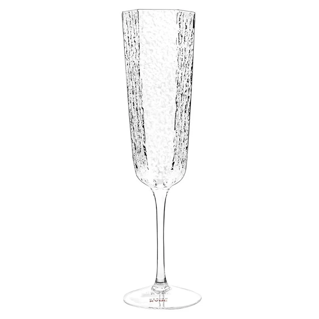 KARE komplet 4 kieliszków do szampana CASCATA 250ml — zdjęcie 3