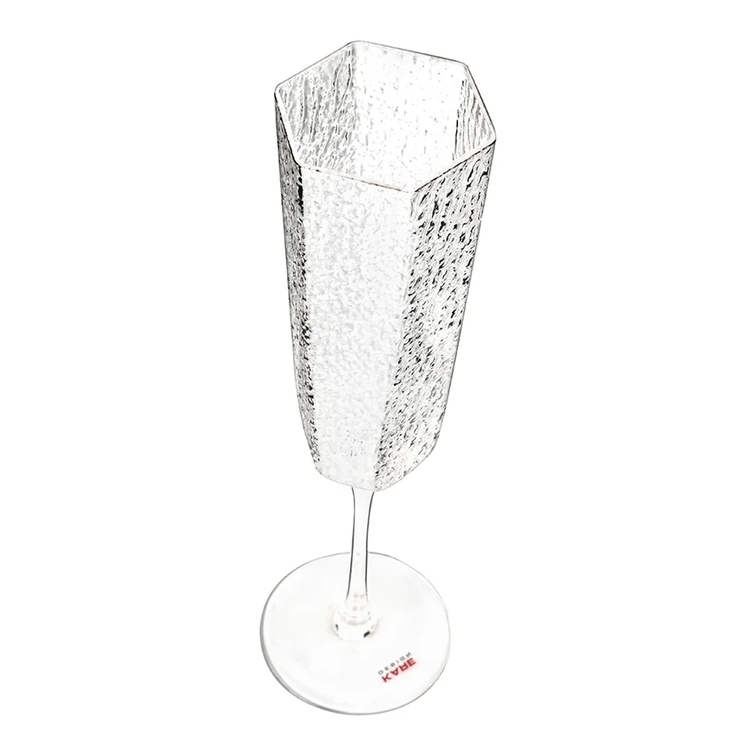 KARE komplet 4 kieliszków do szampana CASCATA 250ml — zdjęcie 4