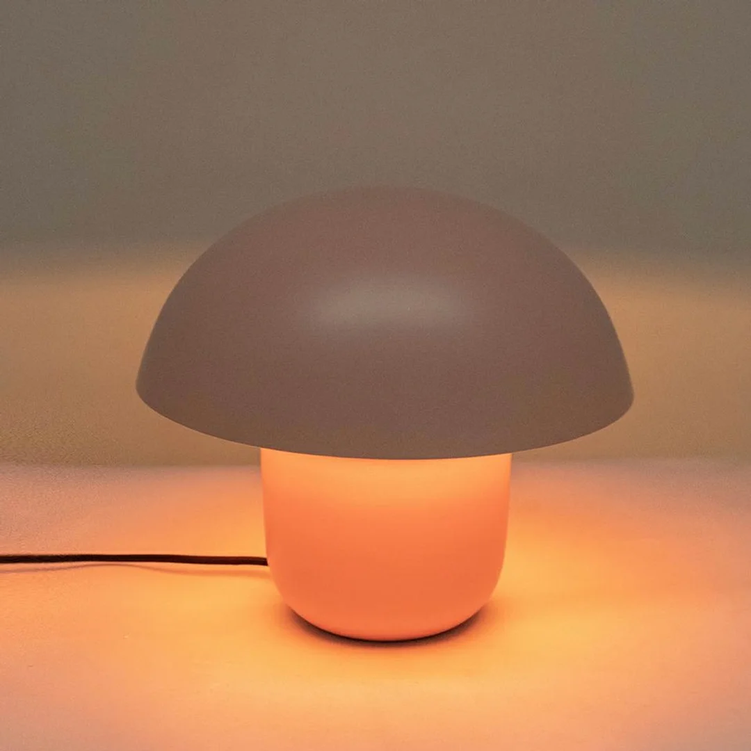 KARE lampa stołowa MUSHROOM 27 cm brzoskwiniowa — zdjęcie 4