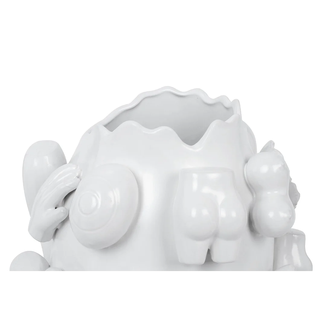 KARE wazon dekoracyjny BODY PARTS 37 cm biały — zdjęcie 2