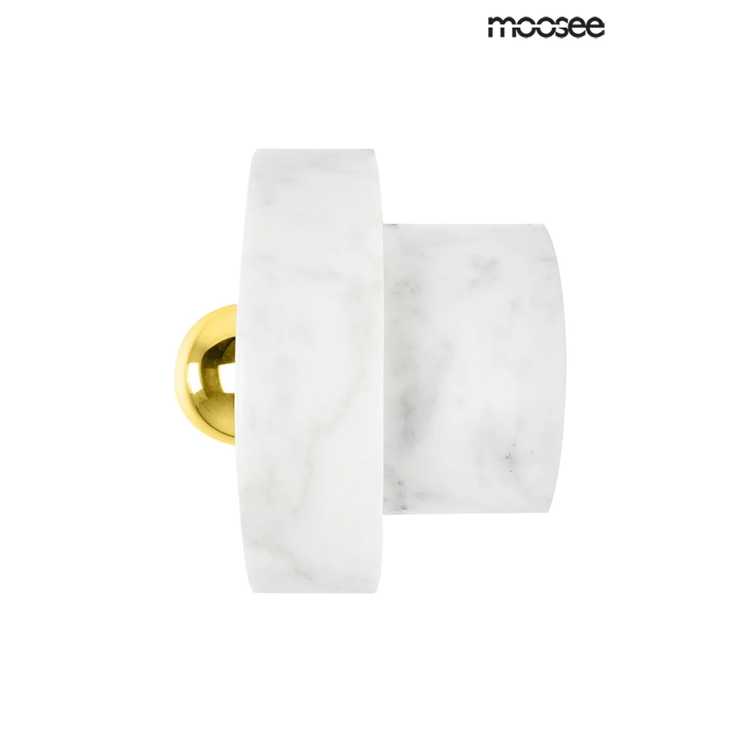 MOOSEE lampa ścienna ARCO biała — zdjęcie 3