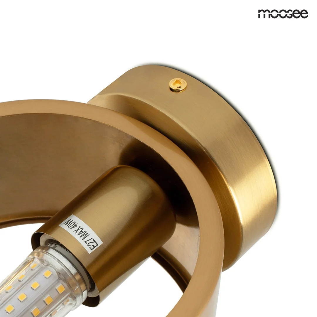 MOOSEE lampa ścienna ARRO złota — zdjęcie 5
