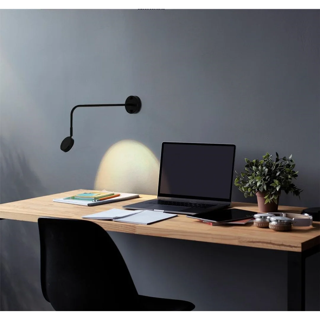 MOOSEE lampa ścienna AXEL czarna — zdjęcie 13