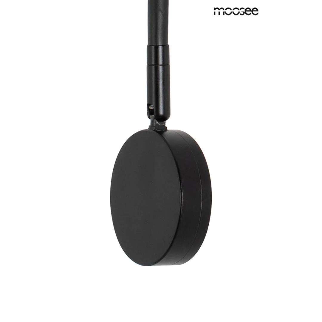 MOOSEE lampa ścienna AXEL czarna — zdjęcie 8