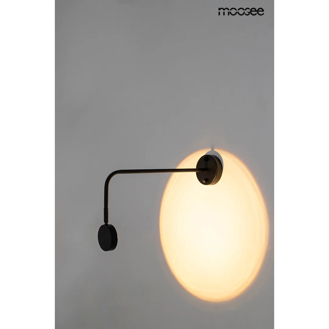 MOOSEE lampa ścienna AXEL czarna — zdjęcie 10