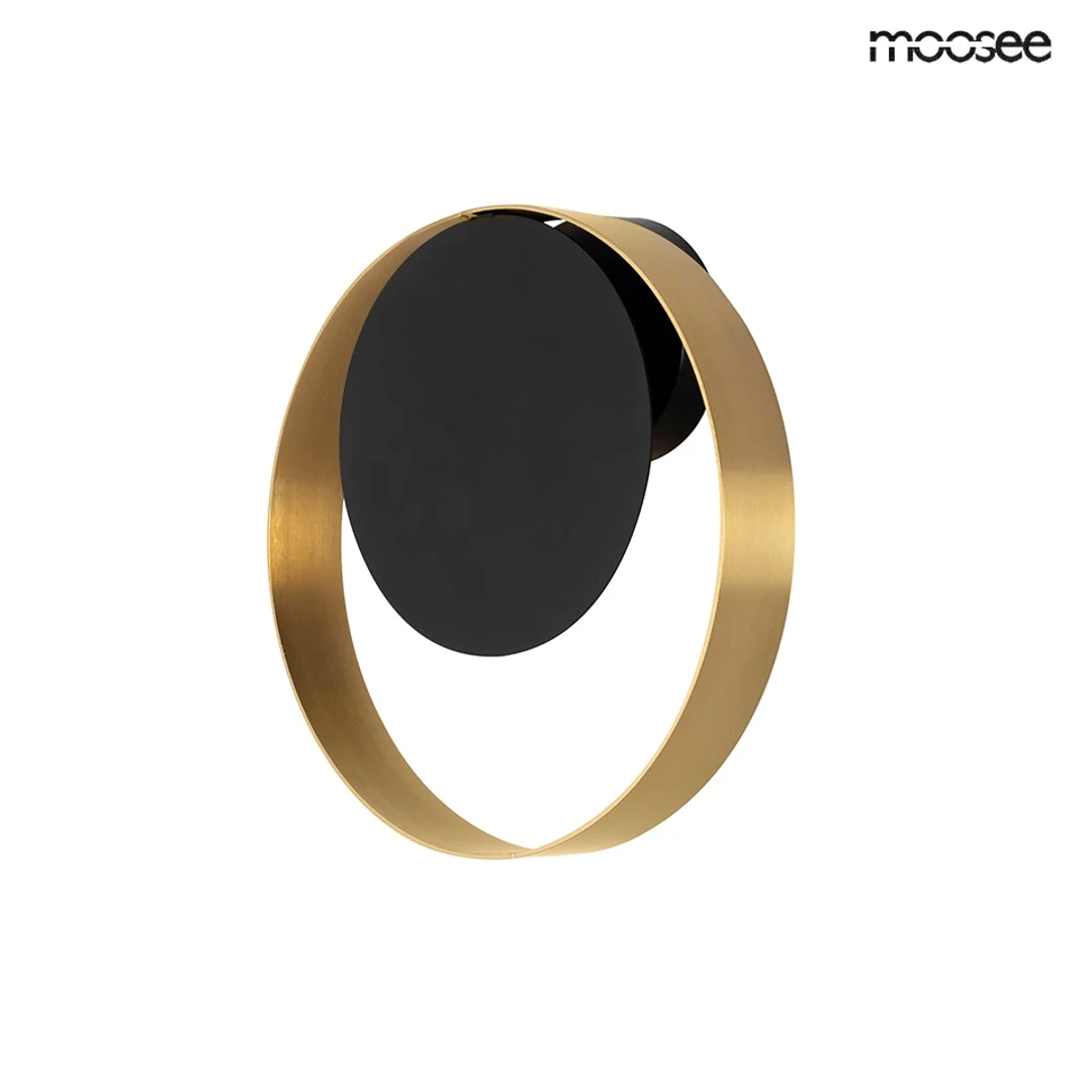 MOOSEE lampa ścienna BAND złota / czarna — zdjęcie 2