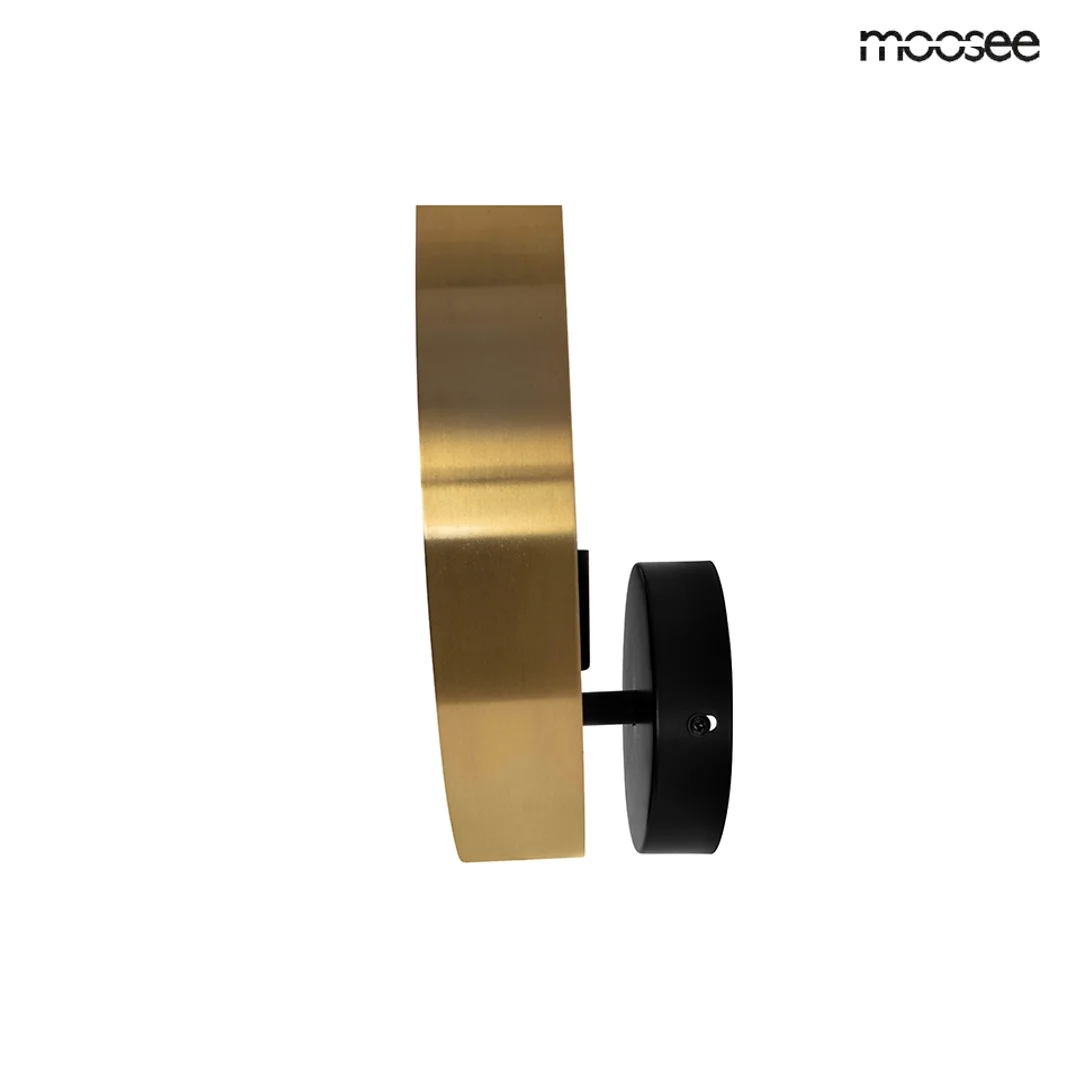 MOOSEE lampa ścienna BAND złota / czarna — zdjęcie 7