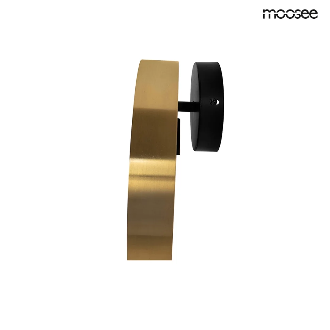 MOOSEE lampa ścienna BAND złota / czarna — zdjęcie 8