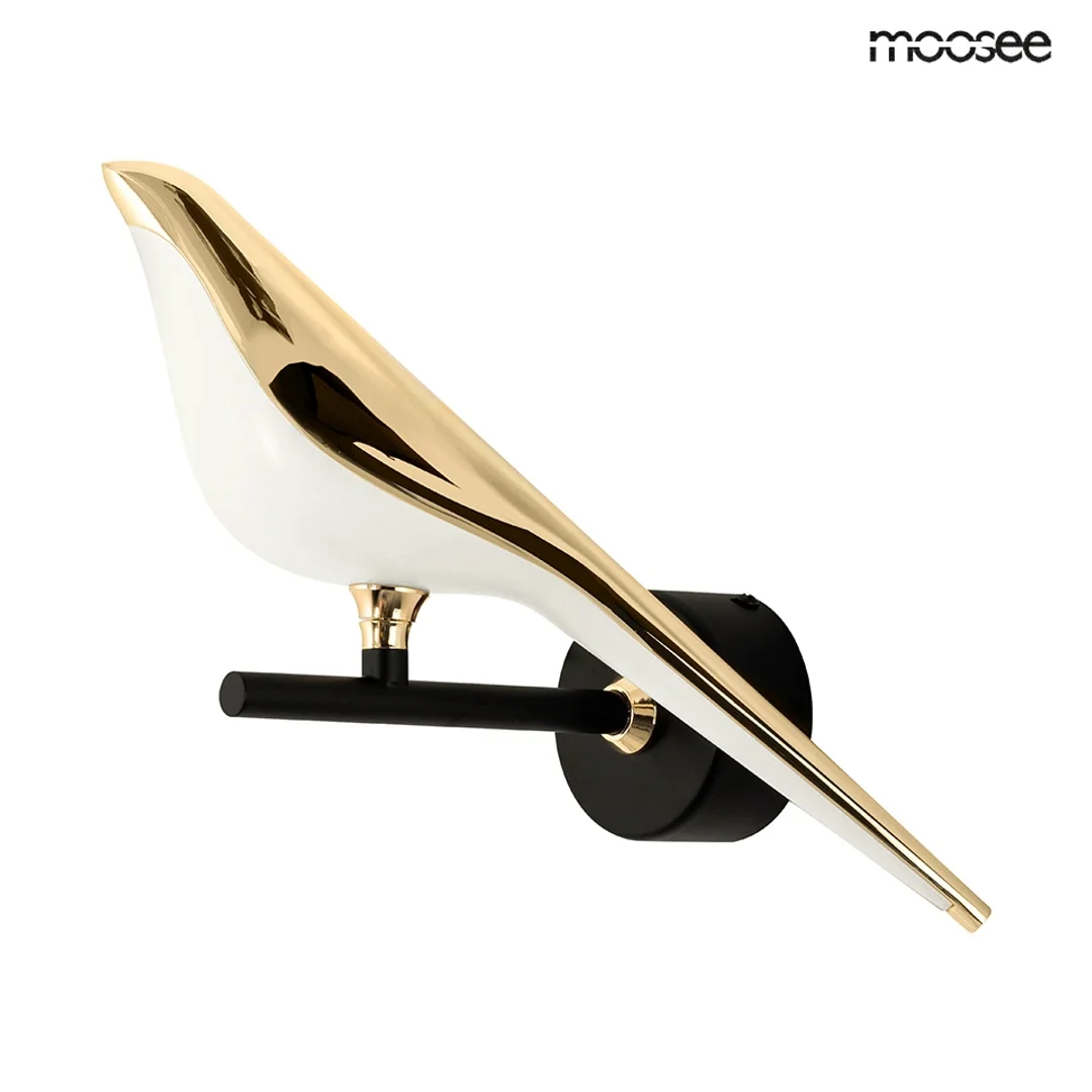 MOOSEE lampa ścienna BIRD złota — zdjęcie 2