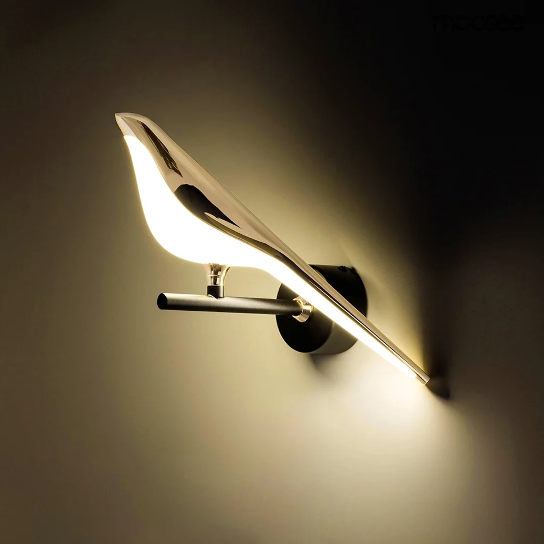 MOOSEE lampa ścienna BIRD złota — zdjęcie 3