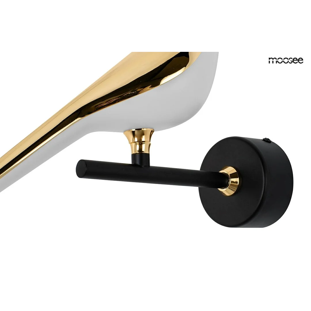 MOOSEE lampa ścienna BIRD złota — zdjęcie 7