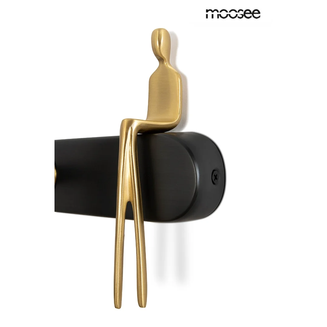 MOOSEE lampa ścienna BOY TUBE L czarna — zdjęcie 7